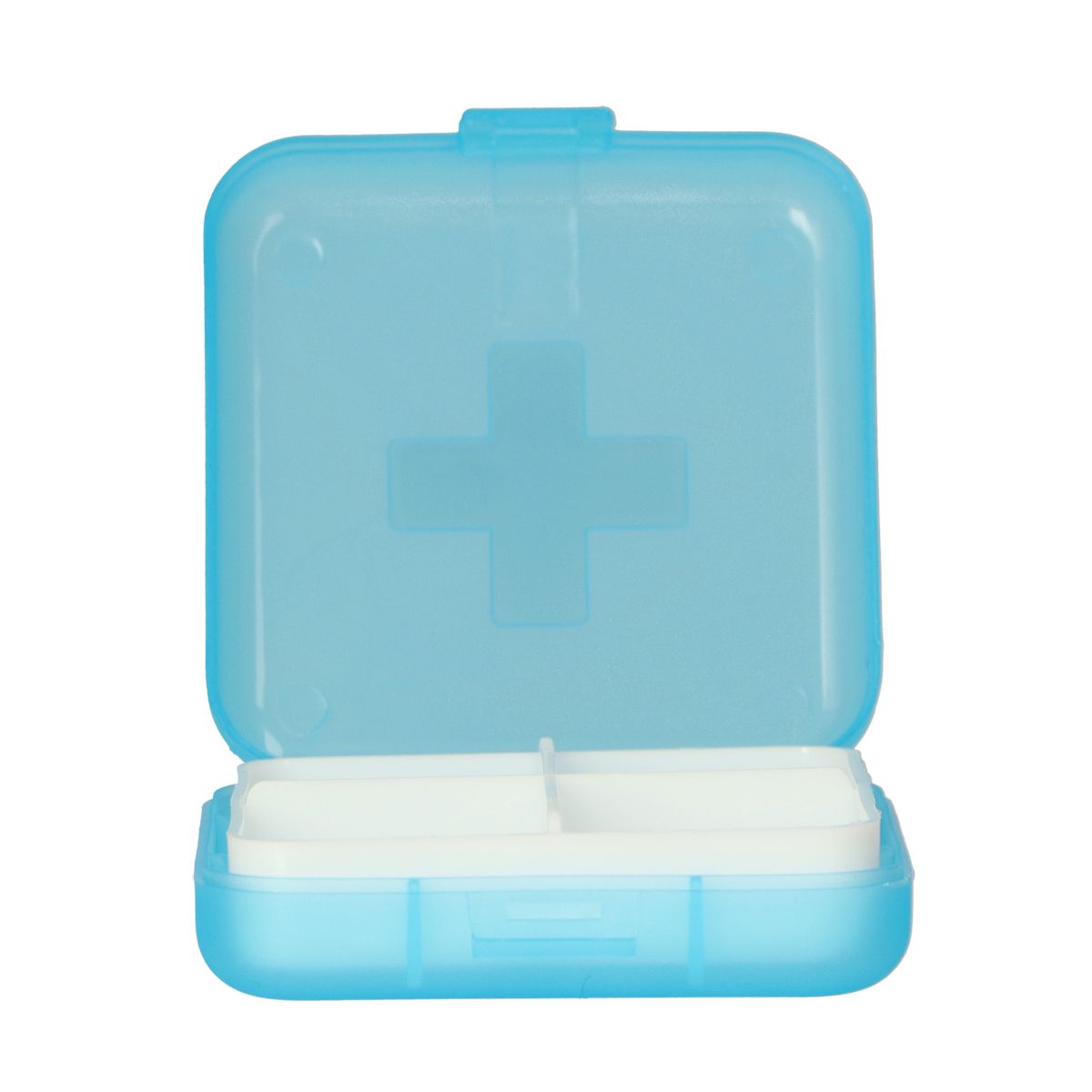 JVDL Pill Box plus 4 Fächer Blau