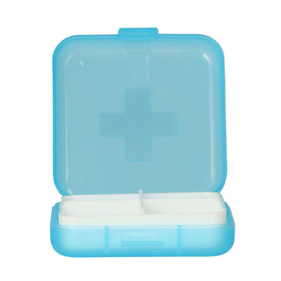 JVDL Pill Box plus 4 Fächer Blau