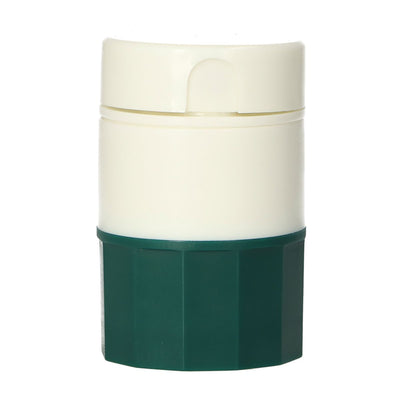 JVDL-Pillenbox, Pillenschneider und Verguizer 3-in-1 dunkelgrün