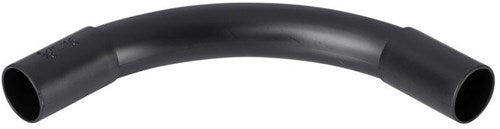 Pipelife-Bogen PVC 3 4 (19 mm) schwarz pro Stück – 4031133