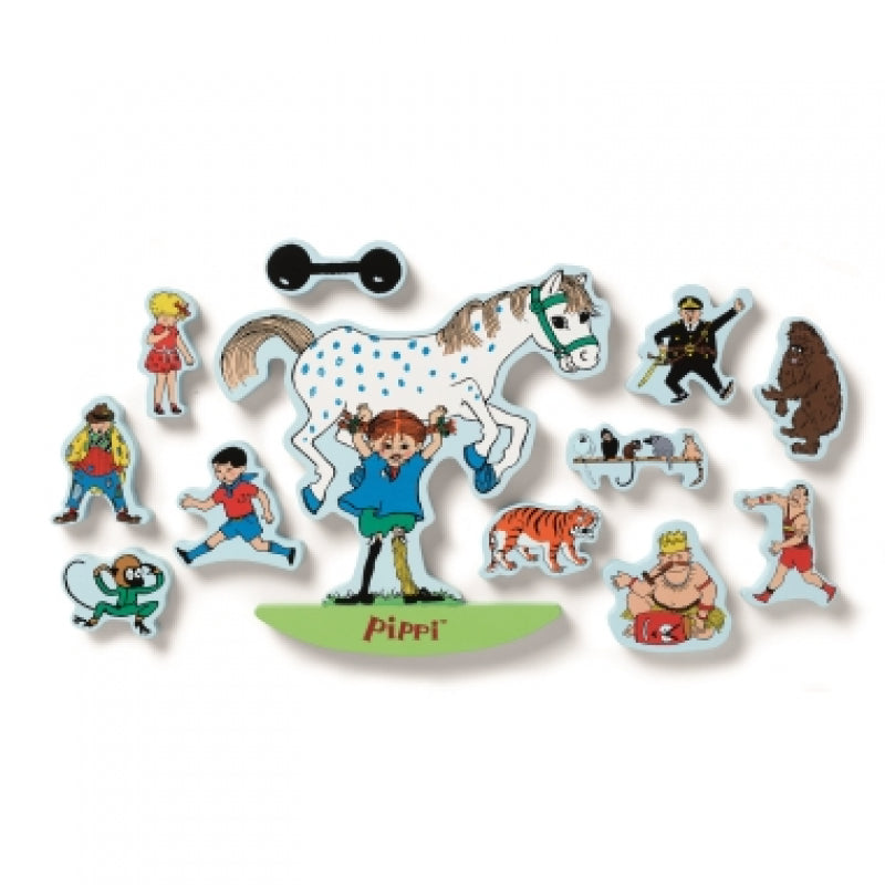 Kinderbuchlizenzen Pippi Langstrumpf Holz-Balancespiel