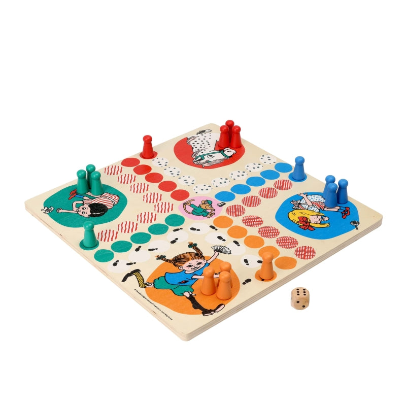 Kinderbuchlizenzen Pippi Langstrumpf - Holzspiel Ludo