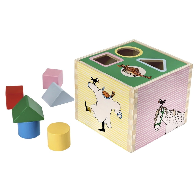 Kinderbuchlizenzen Pippi Langstrumpf – Formensortierer aus Holz
