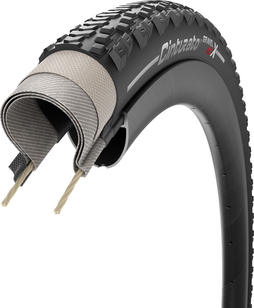 Pirelli 40-622 Cinturato Gravel RC-X Techwall x SpeedGrip Black Folding 4309300