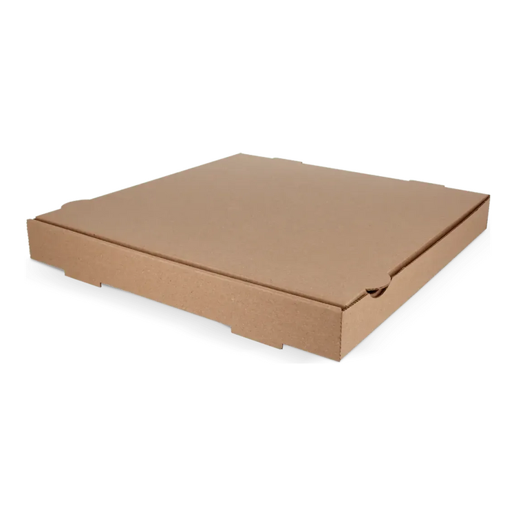 Pizzakartons 32x32x4,2 cm Kraft Bio (100 Stück)