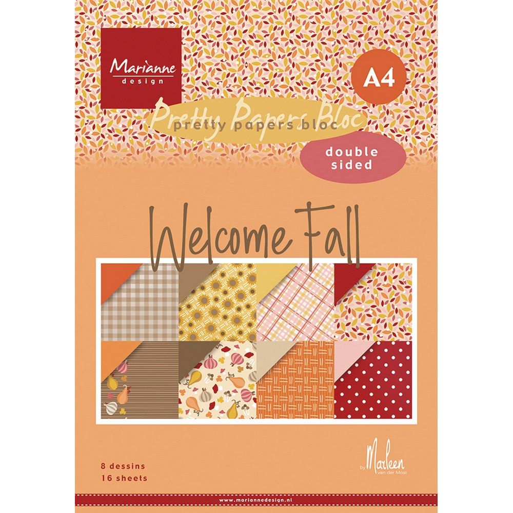 Marianne Design • Papierblock „Welcome Fall“ von Marleen