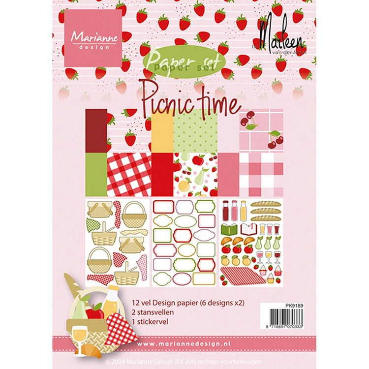 Marianne Design • Papierset „Picnic Time“ von Marleen