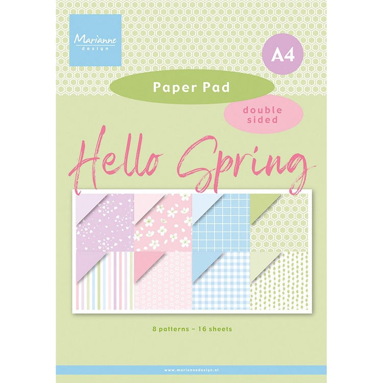 Marianne Design • Papierblock A4 „Hallo Frühling“.