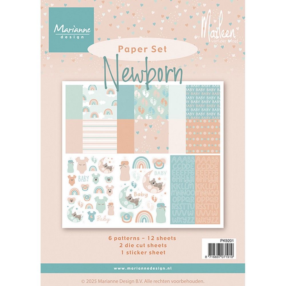 Marianne Design • Papierset New Born von Marleen