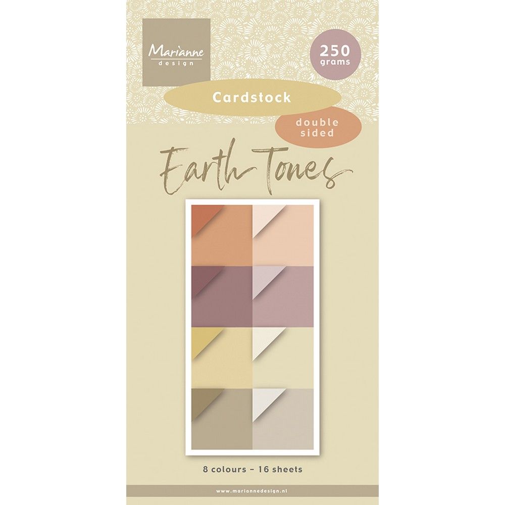 Marianne Design • Papierblock, Karton, Erdtöne