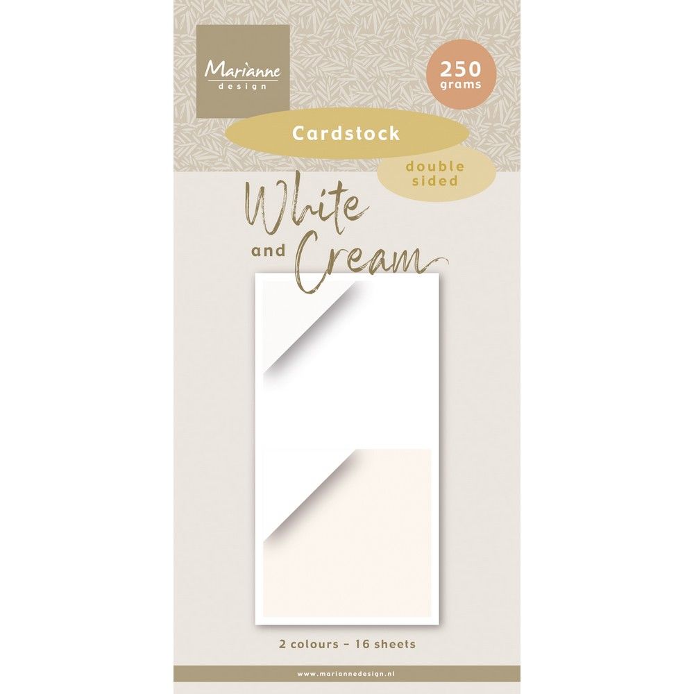 Marianne Design • Notizblock A4 weiß creme