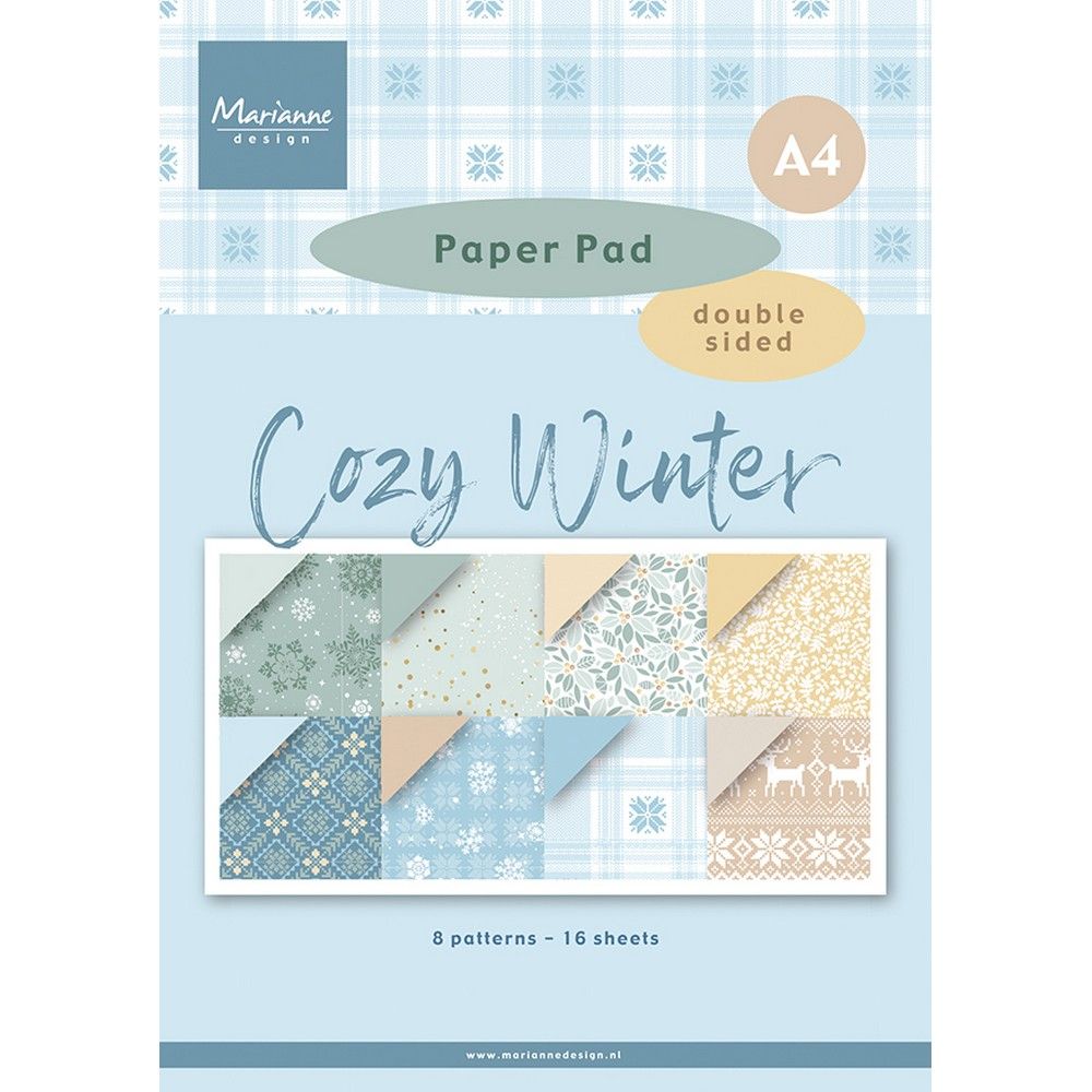 Marianne Design • Notizblock A4, gemütlicher Winter