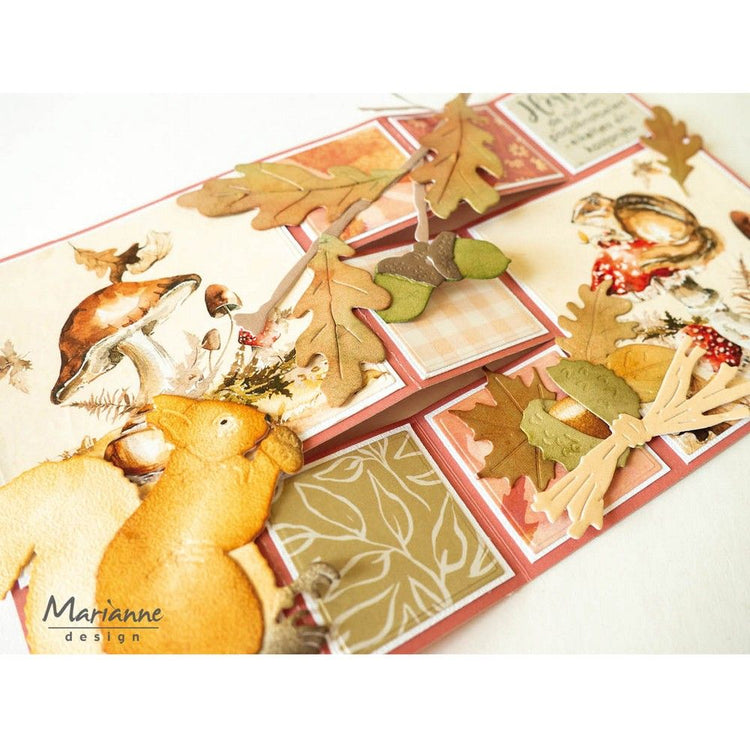 Marianne Design • Papierblock Herbstblätter A4