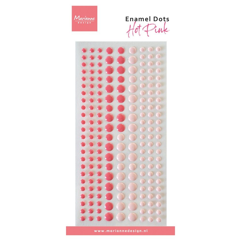 Marianne-Design • Emaille-Punkte in Duoton-Pink