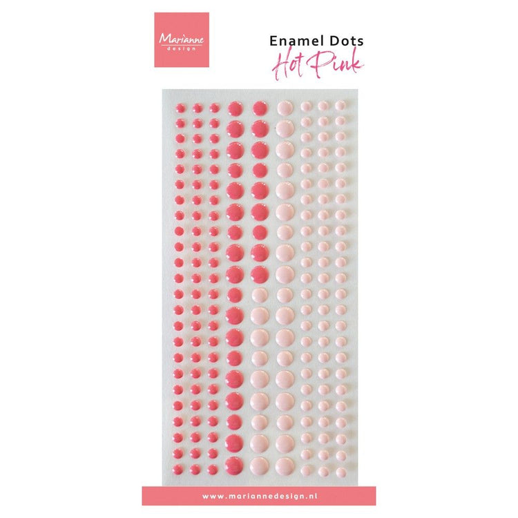 Marianne-Design • Emaille-Punkte in Duoton-Pink
