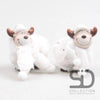 Von der Jahreszeit inspirierte Dekorationsstatue des Elchs Zoe Gus, 7,5 x 4,5 x 8 cm