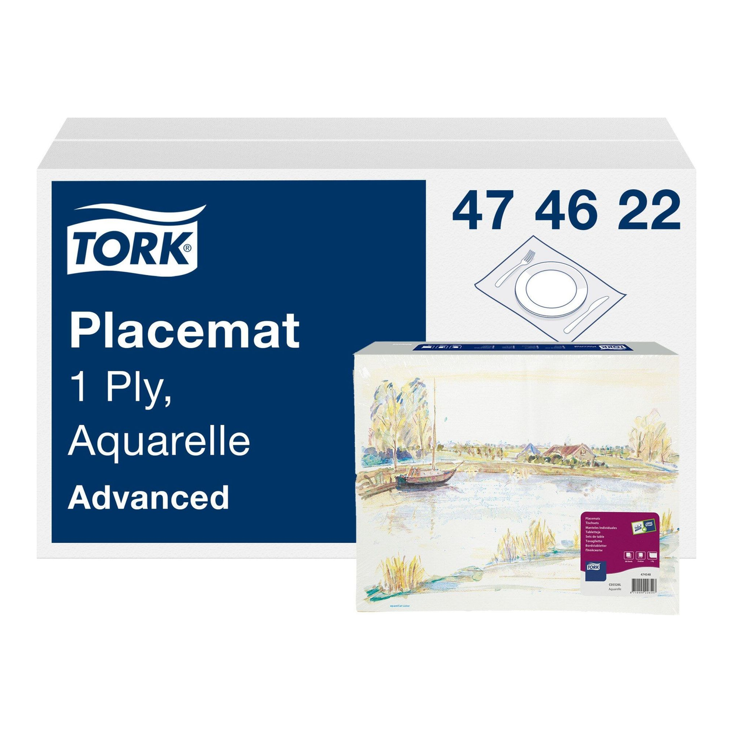 Tork Tischsets Aquarell (500 Stück)