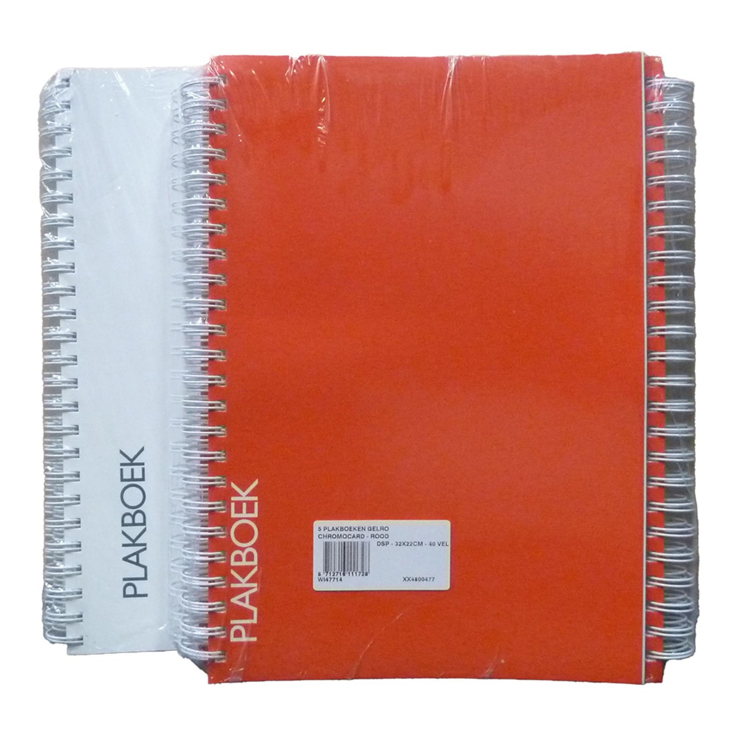 Scrapbook Doppelspirale 5 Stk. rot oder weiß