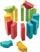 Oku Plan Toys Houten Bird Tower 16-teilig