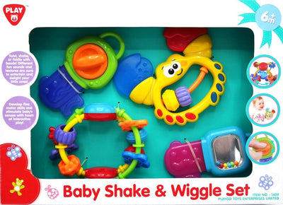 Baby Shake and Wiggle 4-teiliges Set mit Klängen