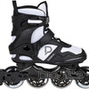 Playlife Cloud Fitness Inline Skates 82A Schwarze Weiß Größe 45