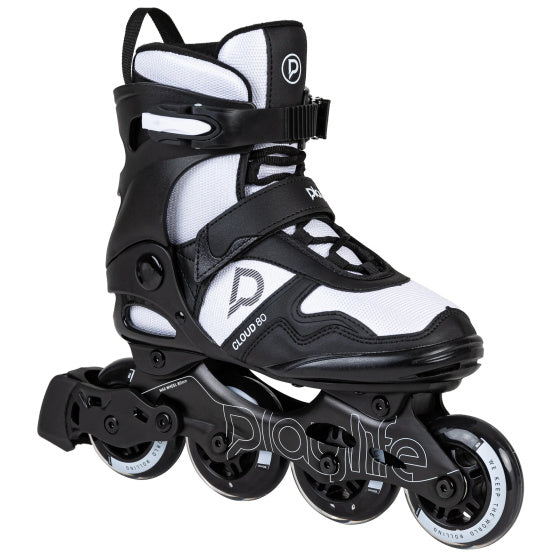 Playlife Cloud Fitness Inline Skates 82A Schwarze Weiß Größe 38