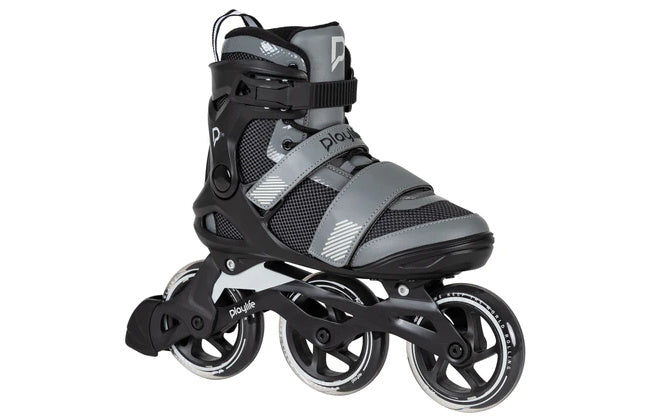 Playlife GT 110 Fitness Inlineskates Schwarzgrau Größe 45
