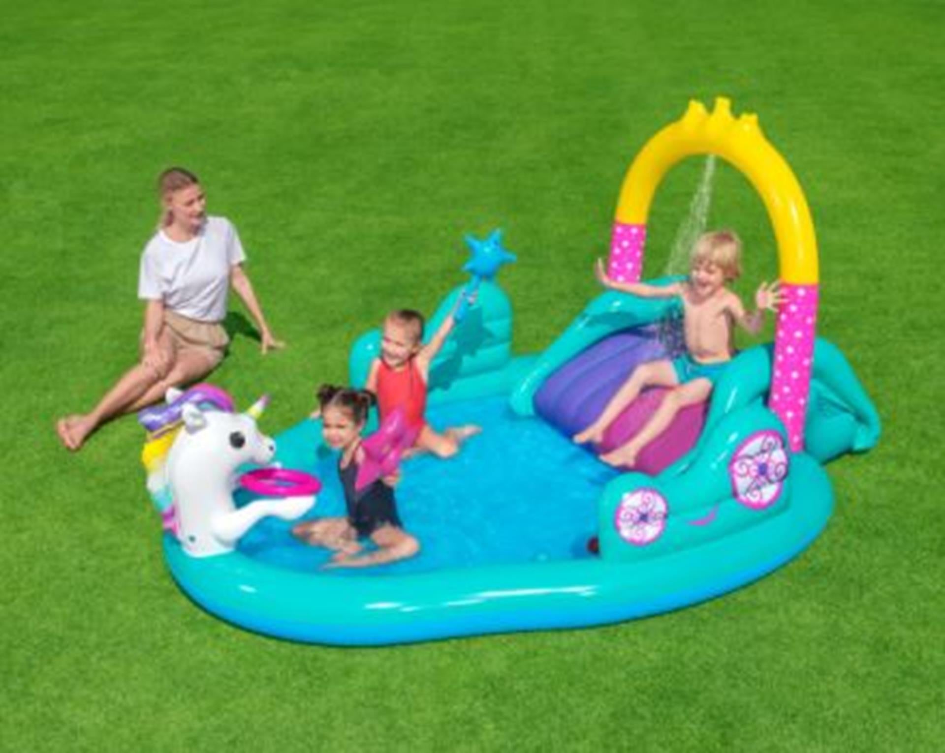 Bestway Spielcenter 274x198x137cm Einhorn