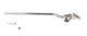 Esge Seitenständer 28-1 schmal (295 mm) silber