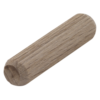 Wolfcraft gerillte Holzdübel | buche | ø10 x 40 mm | 30 Stück - 2910000