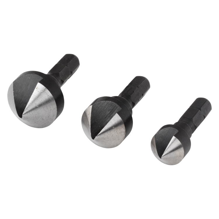 Wolfcraft Wolfcraft KegelzinkBoorset Metal 3-Stück 2584000