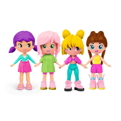 Pinypon Top Girl 11cm mit Deko-Tattoos