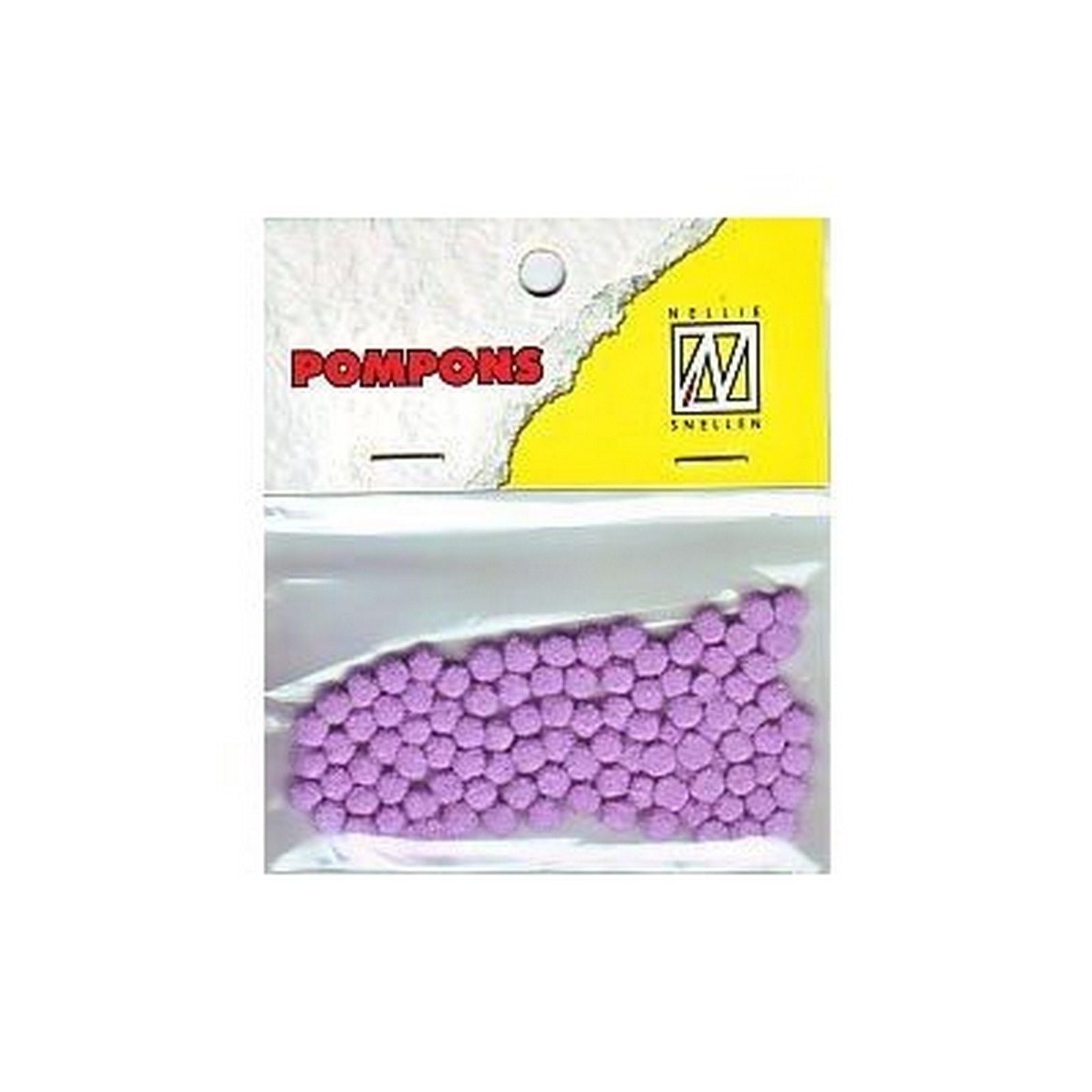 Nellies Wahl • Pompons Mini 3mm 100 Stück Pkg. col. 17 Orchidee