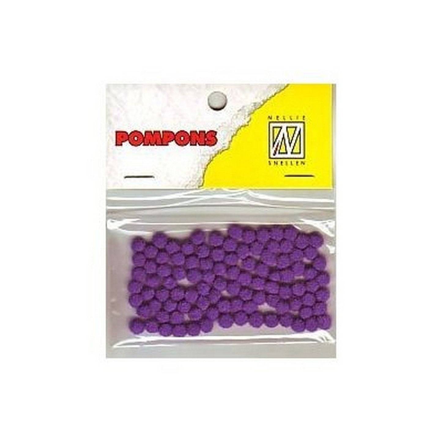 Nellies Wahl • Pompons Mini 3mm 100 Stück Pkg. col. 18 lila