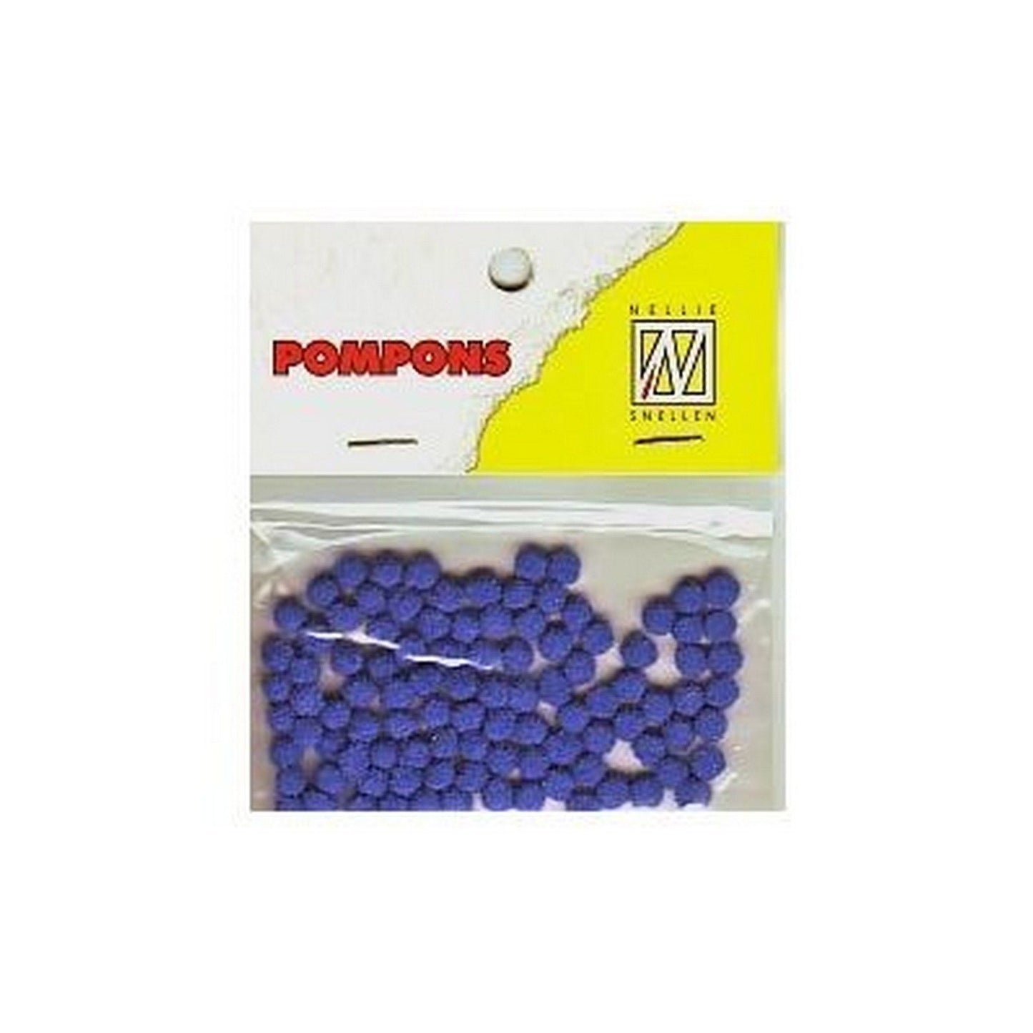 Nellies Wahl • Pompons Mini 3mm 100 Stück Pkg. col. 09 Königsblau