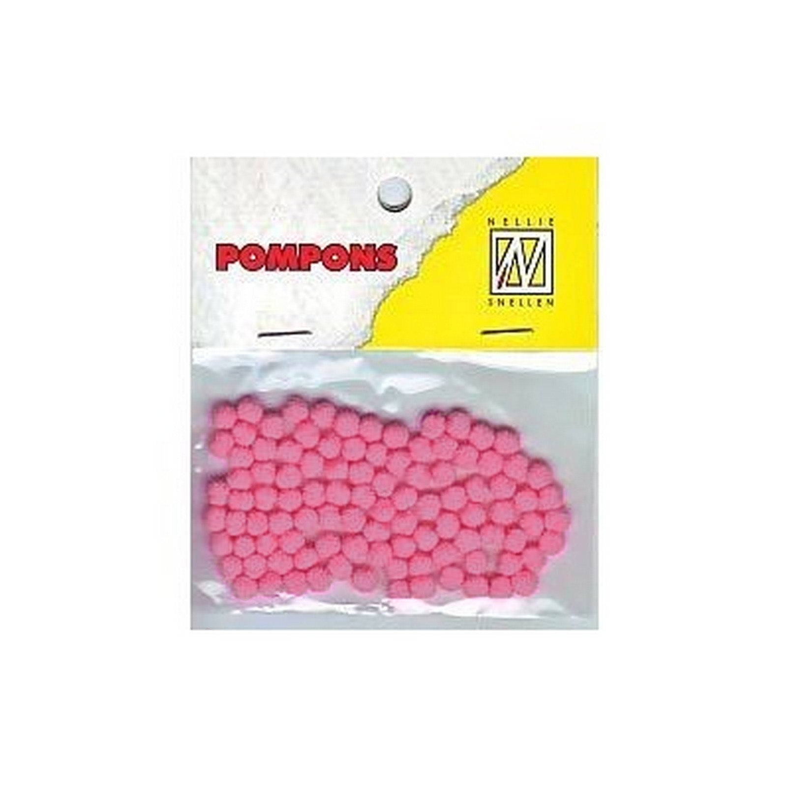 Nellies Wahl • Pompons Mini 3mm 100 Stück Pkg. col. 25 Blütenrosa