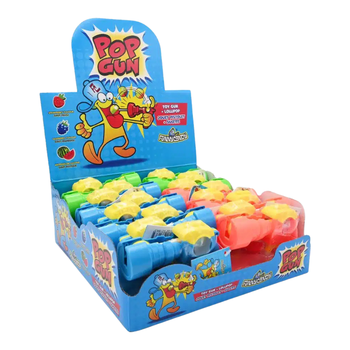 Lustige Candy-Pop-Pistole (16 Stück)