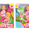 Evi Love Pop mit Fahrrad