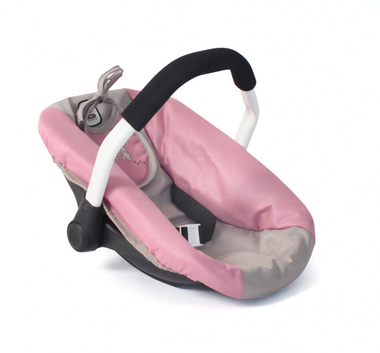 Bayer Chic Puppenautositz (Rosa-Taupe-Bär)