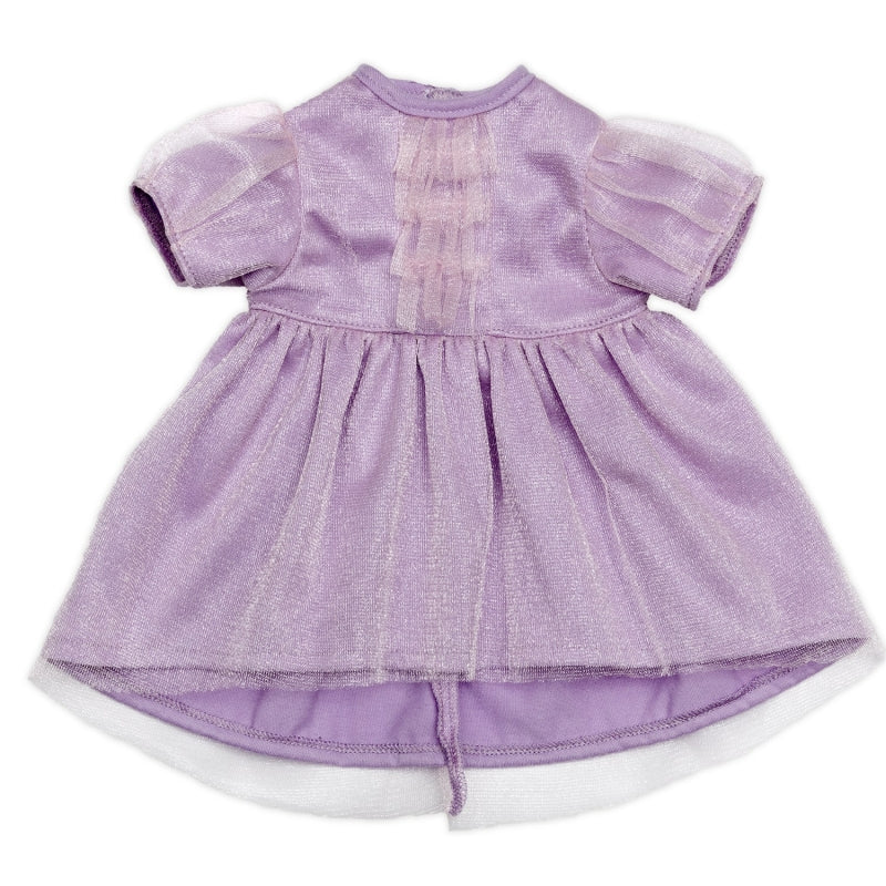 Skrallan Puppenkleidung Partykleid lila (36-40cm)