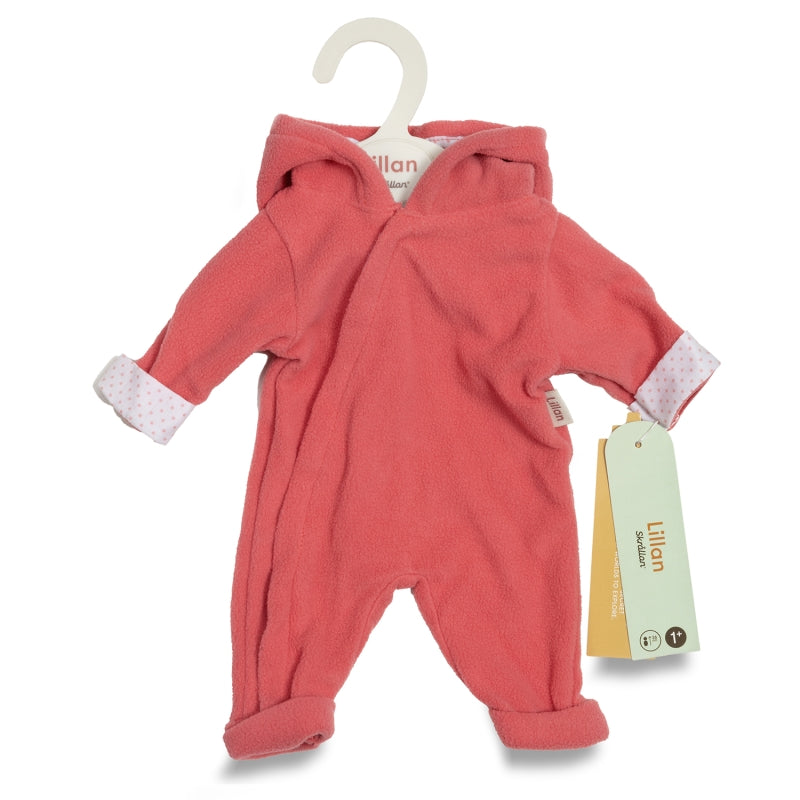 Skrallan Puppenkleidung Einteiler korallenrosa (36-40cm)