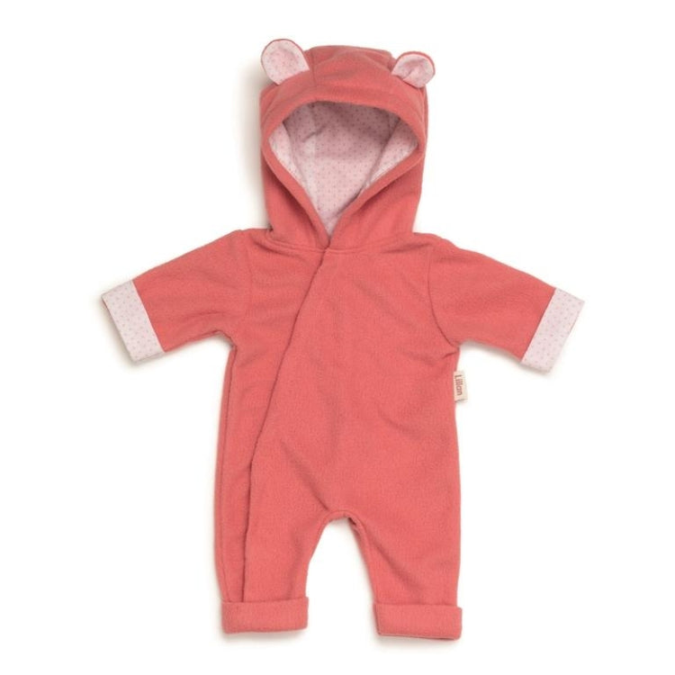 Skrallan Puppenkleidung Einteiler korallenrosa (36-40cm)