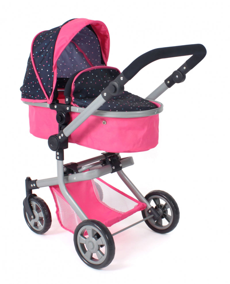 Bayer Chic Puppenwagen Mika Kombi (Konfetti Pink)