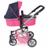 Bayer Chic Puppenwagen Mika Kombi (Konfetti Pink)