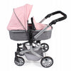 Bayer schicker Puppenwagen Mika Kombi (grau hellrosa)