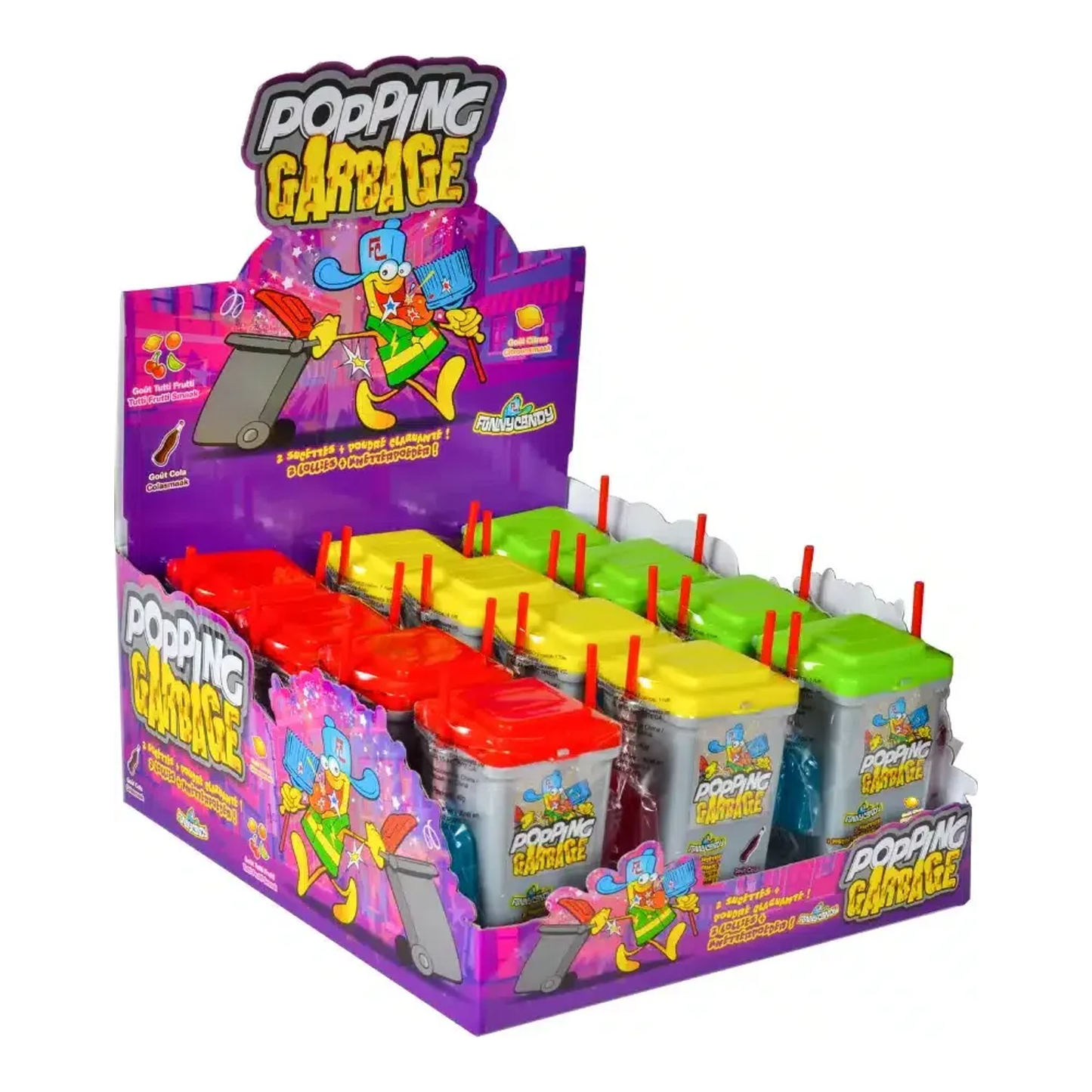 Lustiger Bonbon-Popping-Müll (12x 40gr)