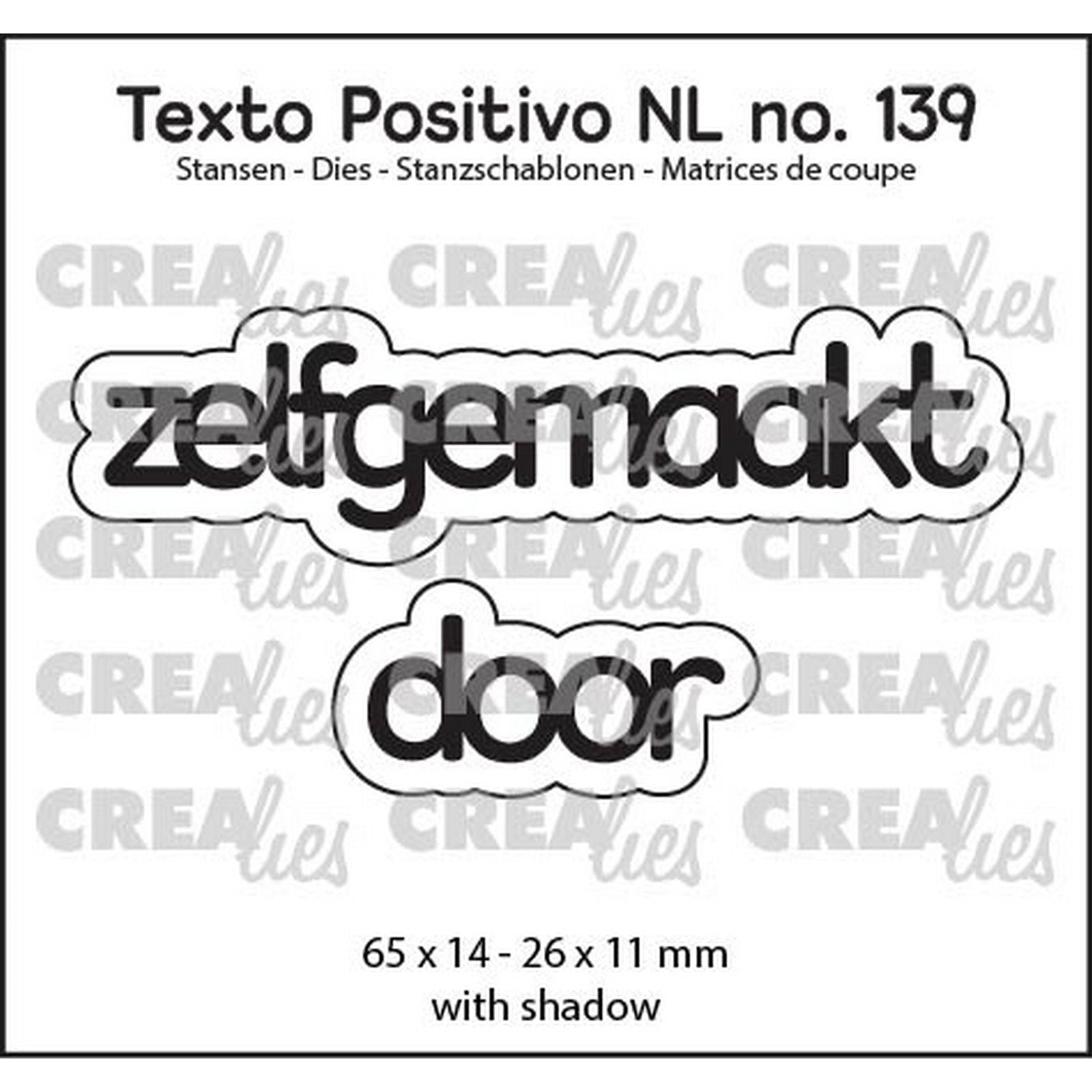 Crealies • texto positivo hausgemacht von