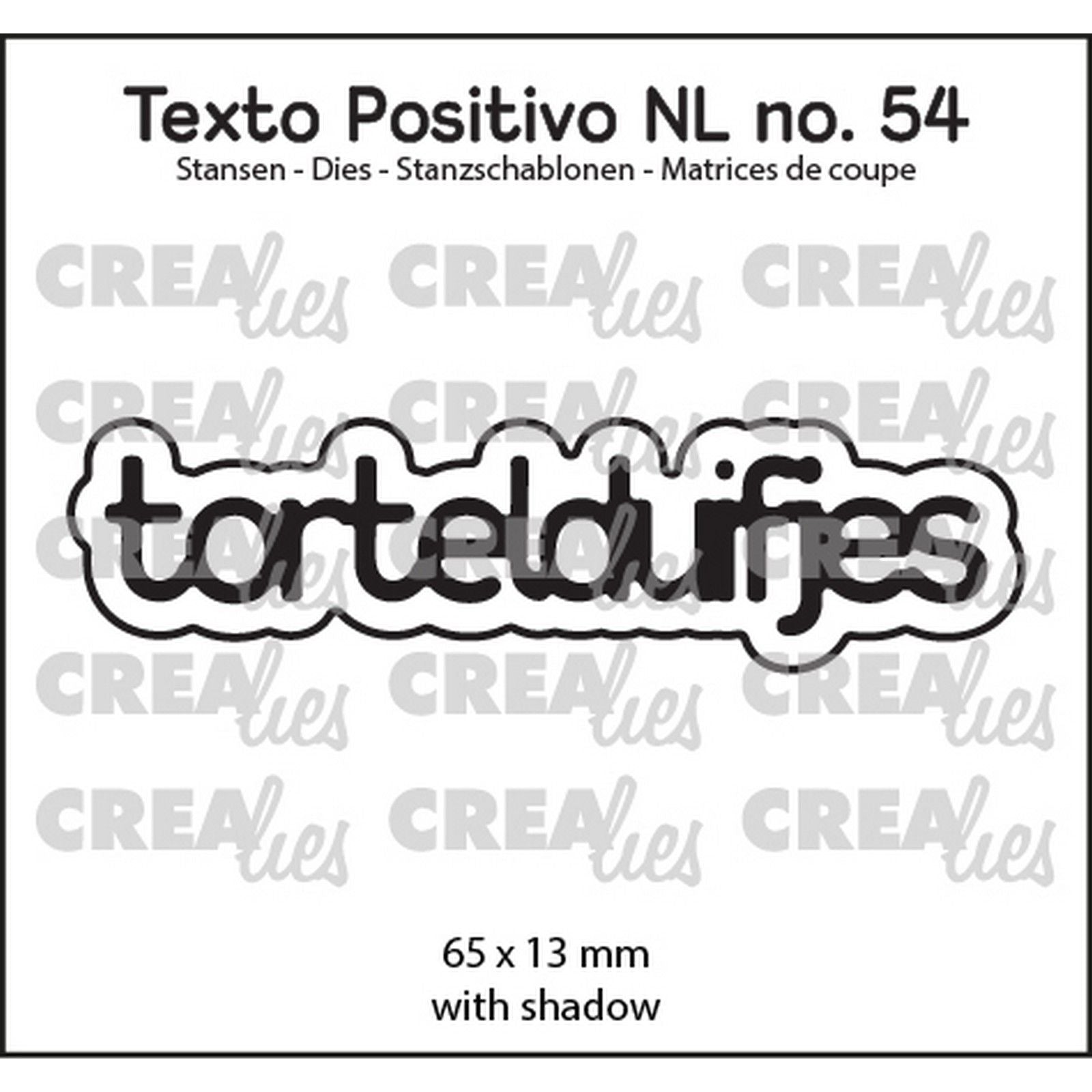 Crealies • texto positivo Stanzformen Turteltauben