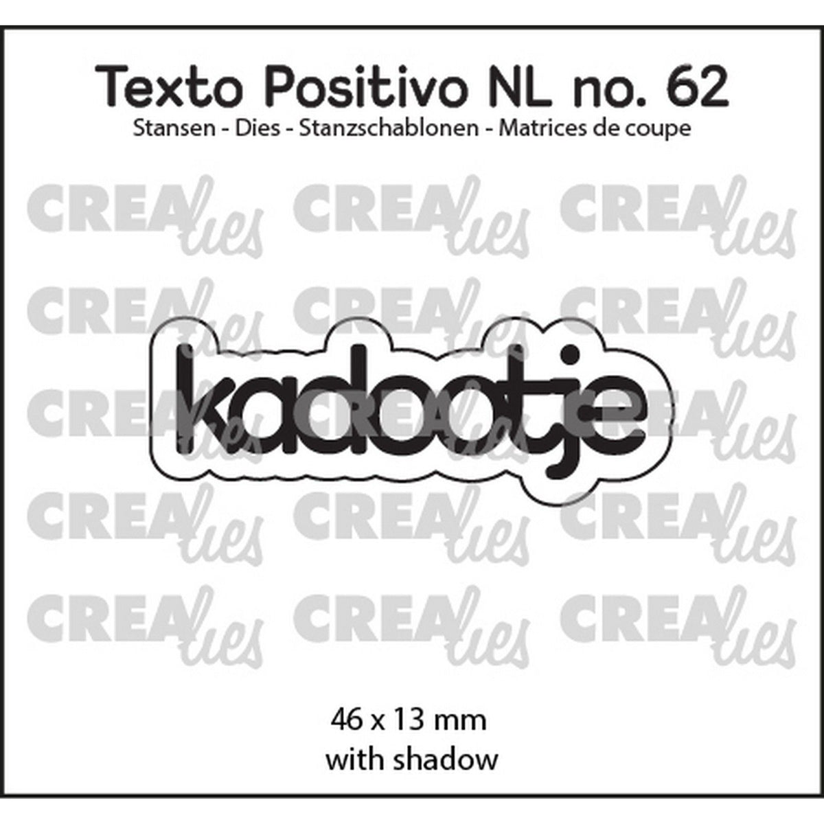 Crealies • Texto-Positiv-Geschenk