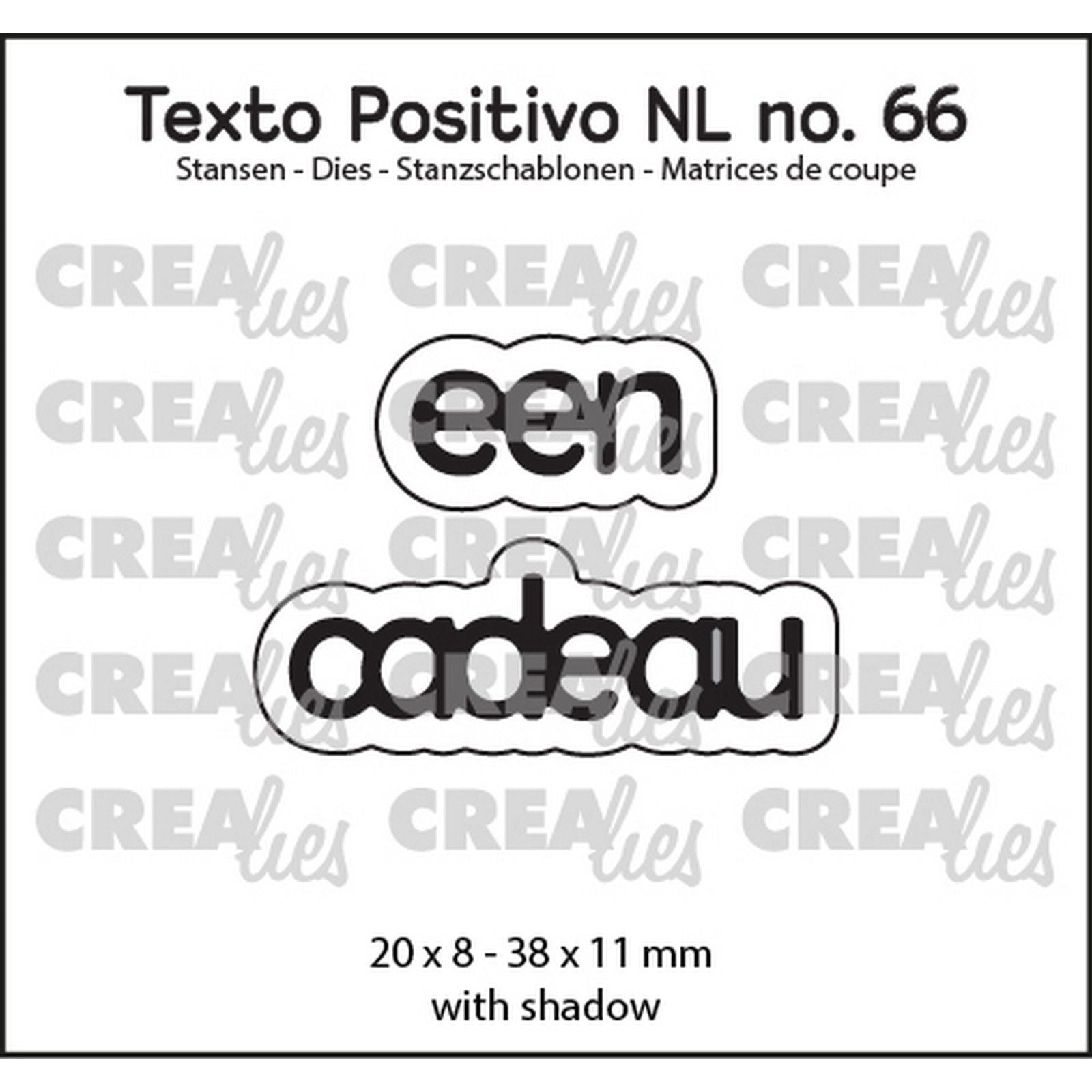 Crealies • texto positivo ein Geschenk